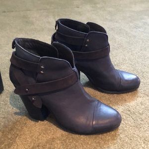 Navy leather rag & bone  Harrow boots